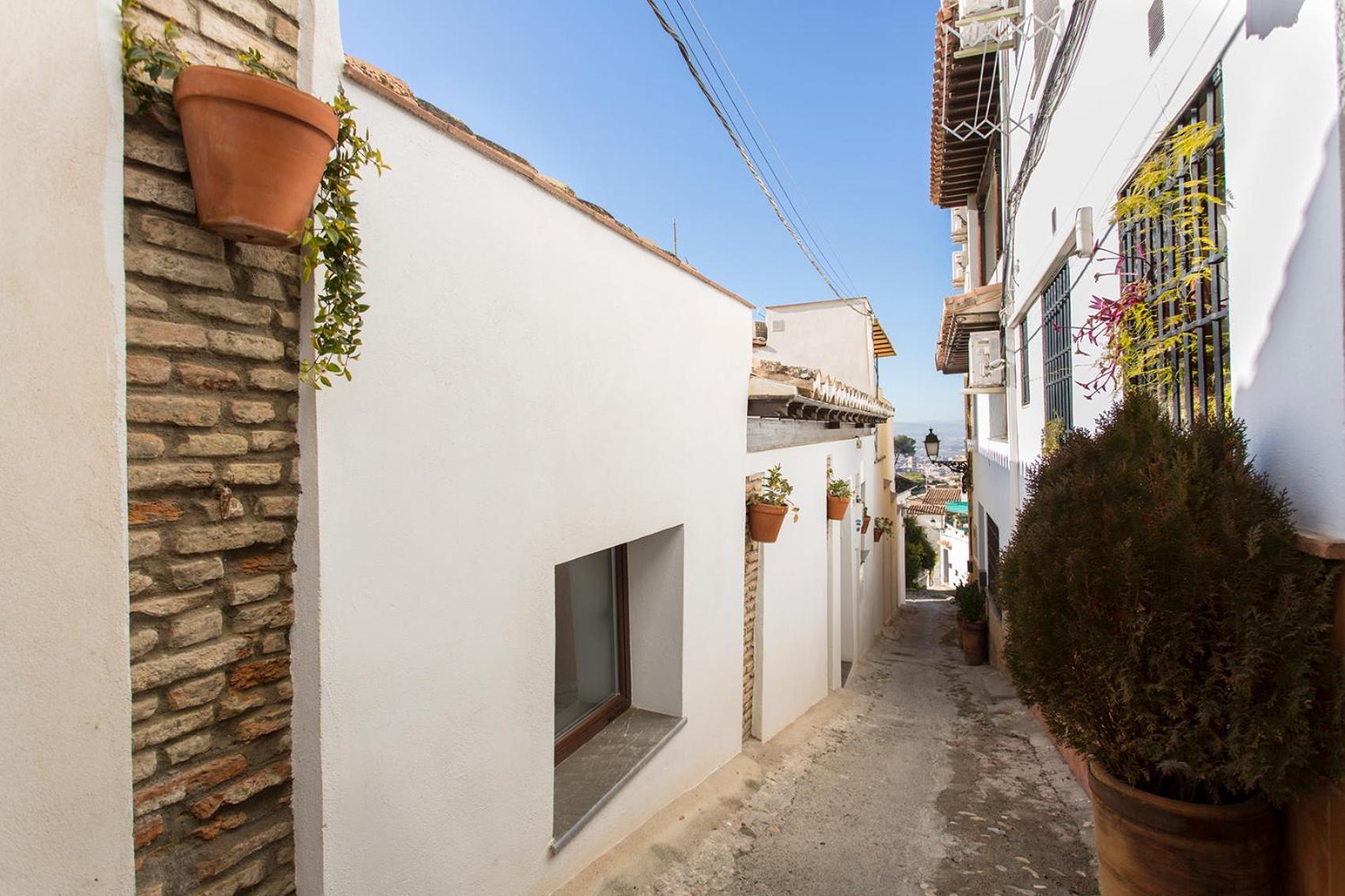 Apartamento Con Terraza Y Cochera Albaycin غرناطة المظهر الخارجي الصورة