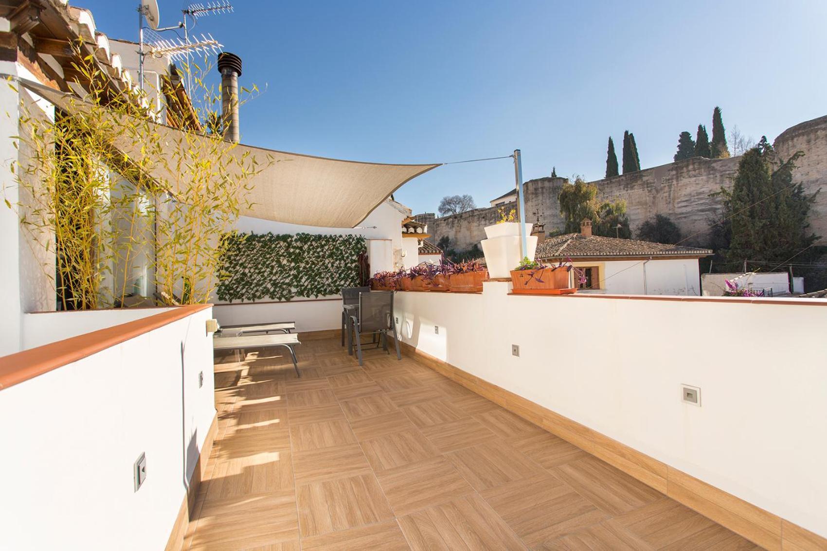 Apartamento Con Terraza Y Cochera Albaycin غرناطة المظهر الخارجي الصورة